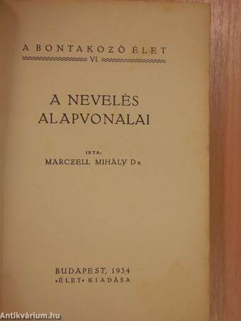 A nevelés alapvonalai