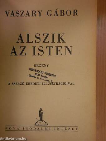 Alszik az Isten