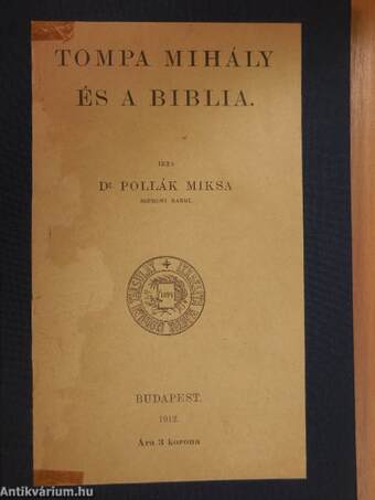 Tompa Mihály és a Biblia