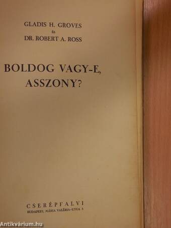 Boldog vagy-e, asszony?