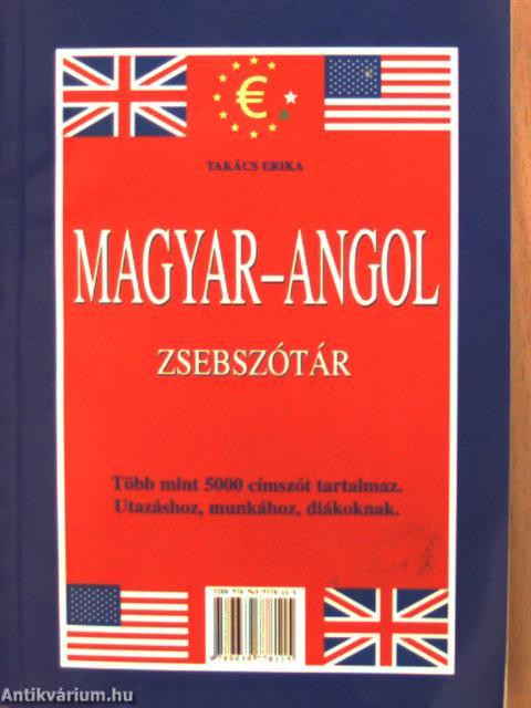 Magyar-angol/angol-magyar zsebszótár