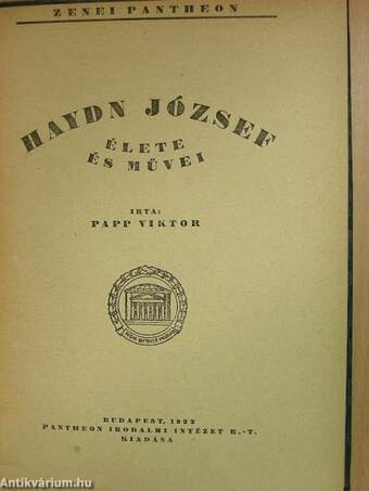 Bach János Sebestyén élete és művei/Haydn József élete és művei