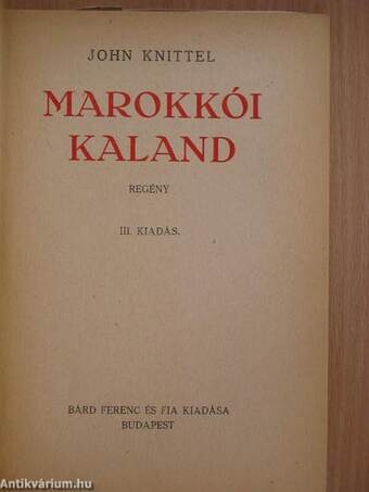 Marokkói kaland