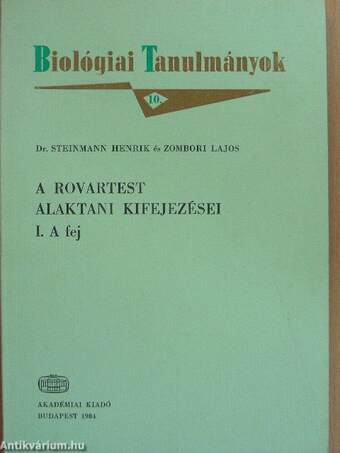 A rovartest alaktani kifejezései I-III.