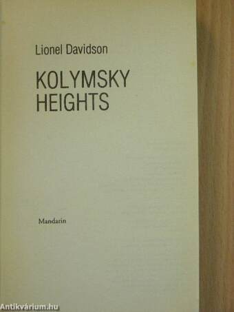 Kolymsky Heights