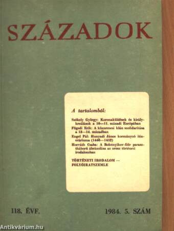 Századok 1984/5.