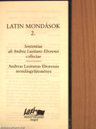 Latin mondások 2.