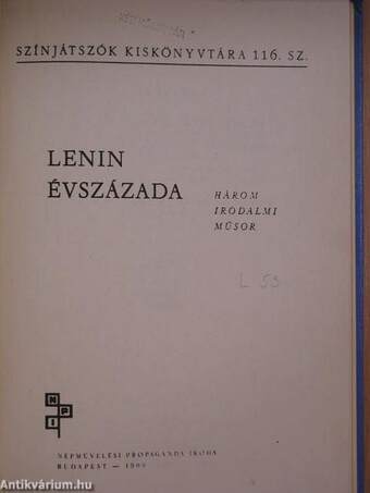 Lenin évszázada