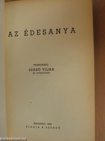 Az édesanya