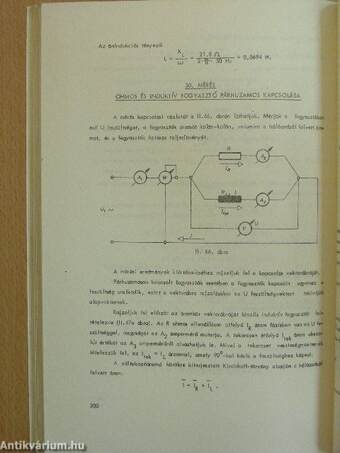 Villamos műszerek és mérések I.