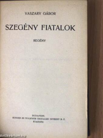 Szegény fiatalok