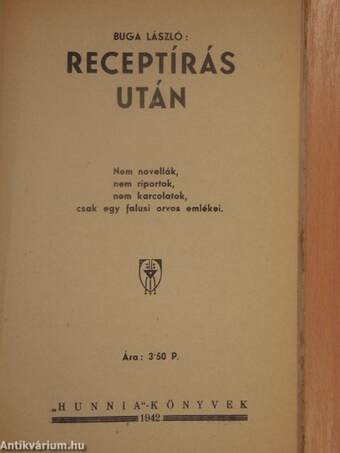 Receptírás után