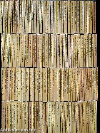 "150 kötet az Albatrosz könyvek sorozatból (nem teljes sorozat)"