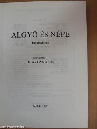 Algyő és népe