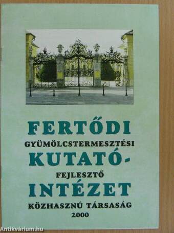 Fertődi Gyümölcstermesztési Kutató-Fejlesztő Intézet Közhasznú Társaság