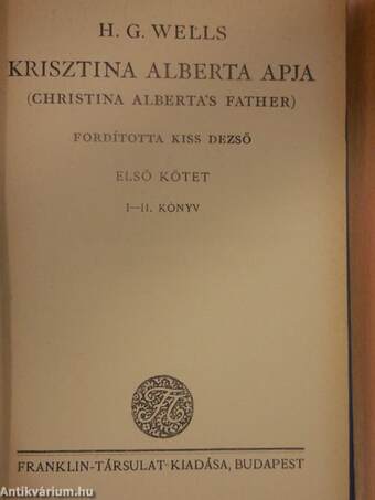 Krisztina Alberta apja I-II.