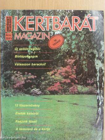 Kertbarát Magazin 1986. tavasz