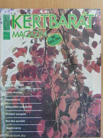 Kertbarát Magazin 1988. ősz-tél