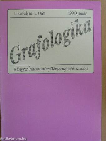 Grafologika 1990. január