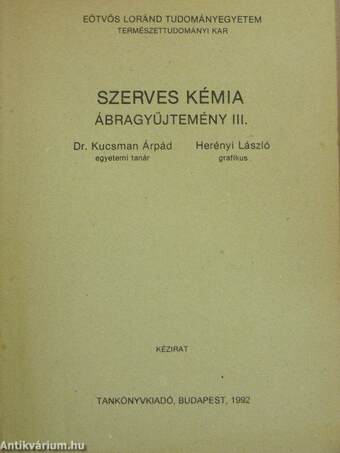 Szerves kémia ábragyüjtemény III.