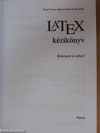 LaTeX kézikönyv - CD-vel