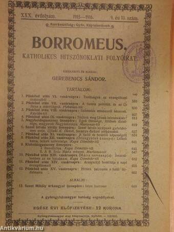 Borromeus 1915-1916/9-10.