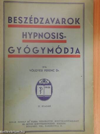 Beszédzavarok hypnosis-gyógymódja