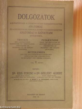 Dolgozatok V.