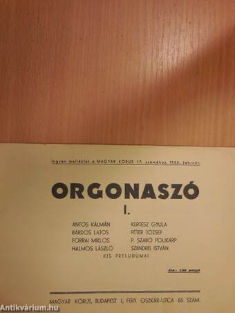 Orgonaszó 1.