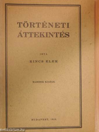 Történeti áttekintés