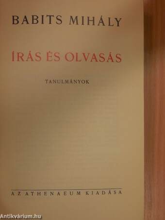 Írás és olvasás