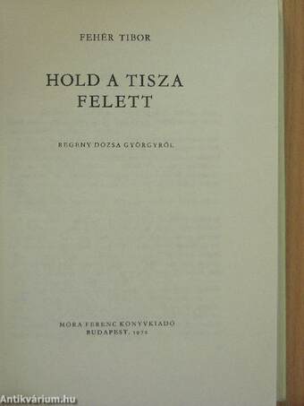 Hold a Tisza felett