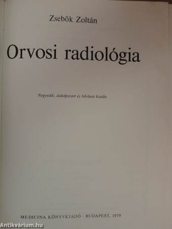 Orvosi radiológia