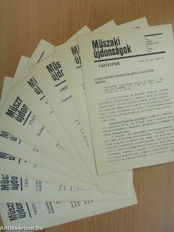 Műszaki Újdonságok 1968/6. MUV 86-100