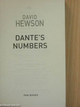 Dante's numbers