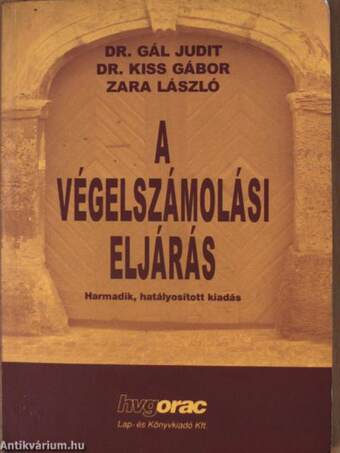 A végelszámolási eljárás