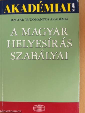 A magyar helyesírás szabályai