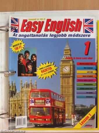 Easy English 1-10. (nem teljes sorozat) - 5 db kazettával