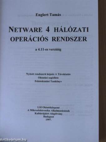 NetWare 4 hálózati operációs rendszer a 4.11-es verzióig