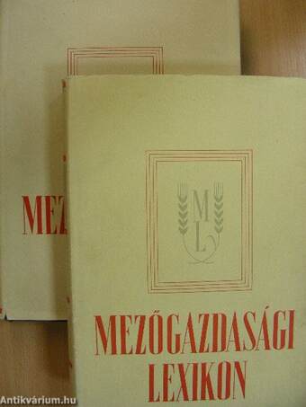 Mezőgazdasági Lexikon 1-2.