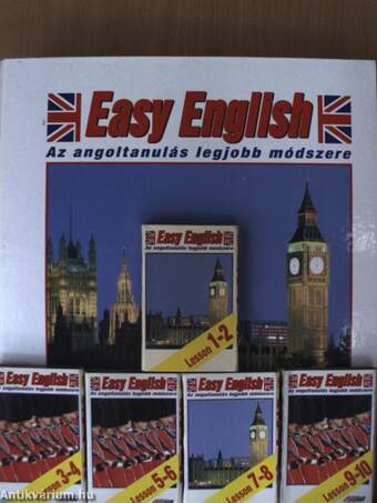 Easy English 1-10. (nem teljes sorozat) - 5 db kazettával