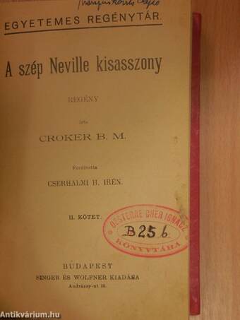 A szép Neville kisasszony I-II.