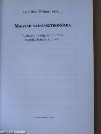 Magyar vadgasztronómia