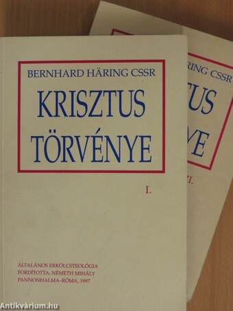 Krisztus törvénye I-II.