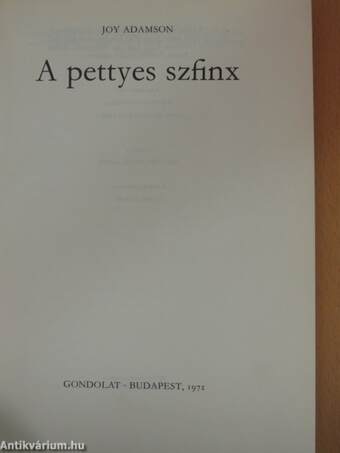 A pettyes szfinx