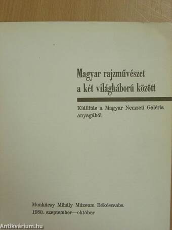 Magyar rajzművészet a két világháború között