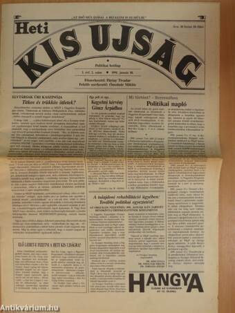 Heti Kis Ujság 1991. január 18.