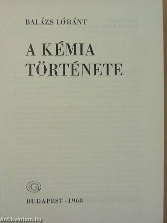 A kémia története