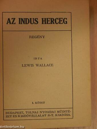 Az indus herceg I-II.