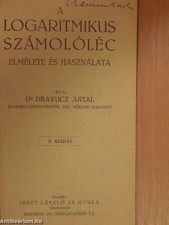 A logaritmikus számolóléc